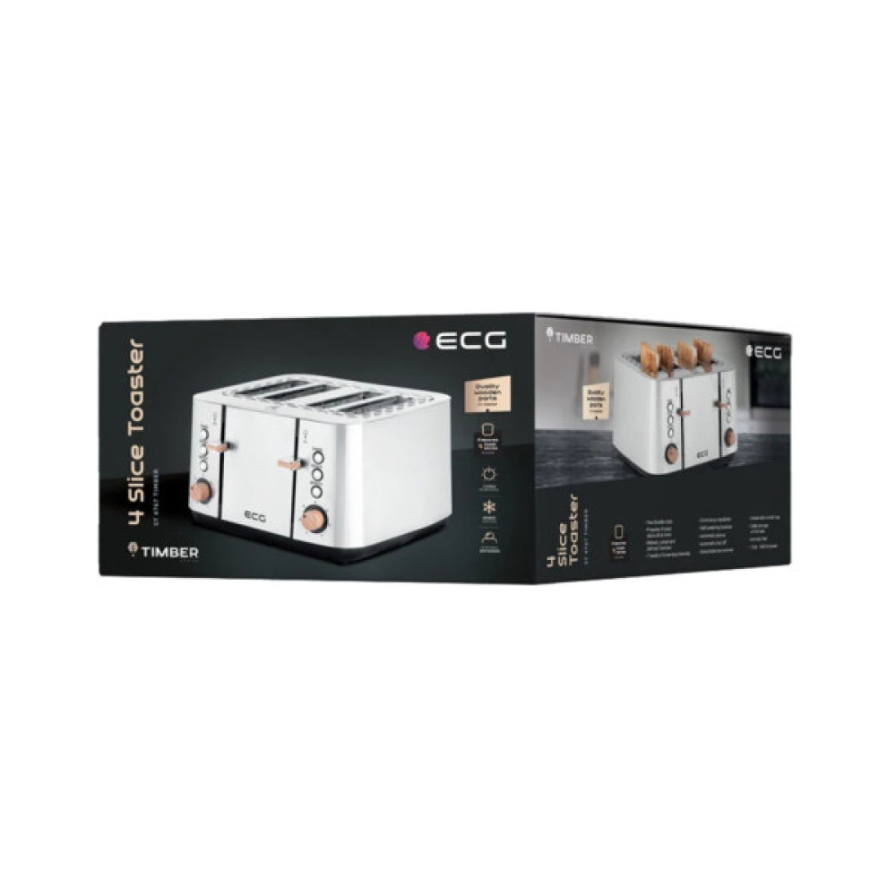Тостер ECG ST 4767 Timber