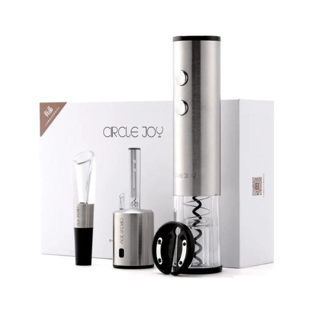 Винний набір Xiaomi Circle Joy Electric Red Wine Opener Set 4 in 1 (CJ-TZ02) (Ф03669)