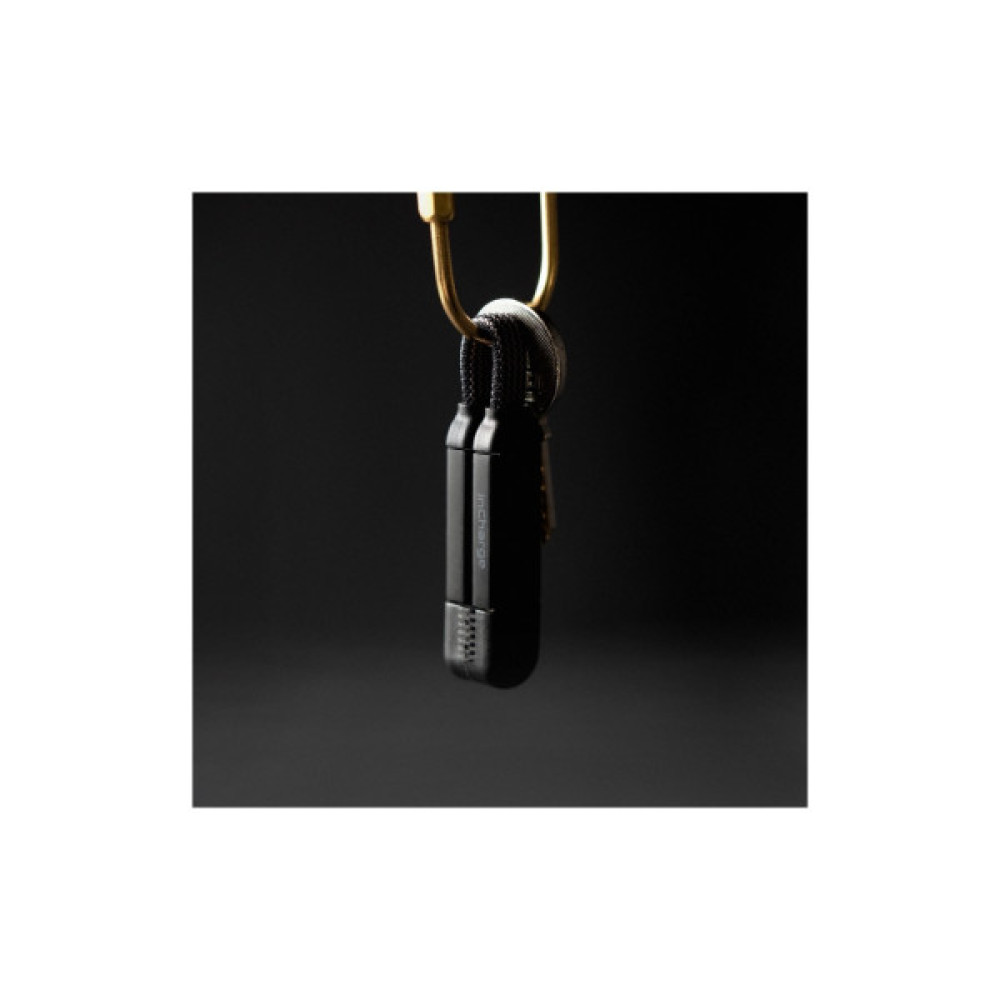 Дата кабель 6in1 inCharge X 0,14m 100W black Rolling Square (X01WR)