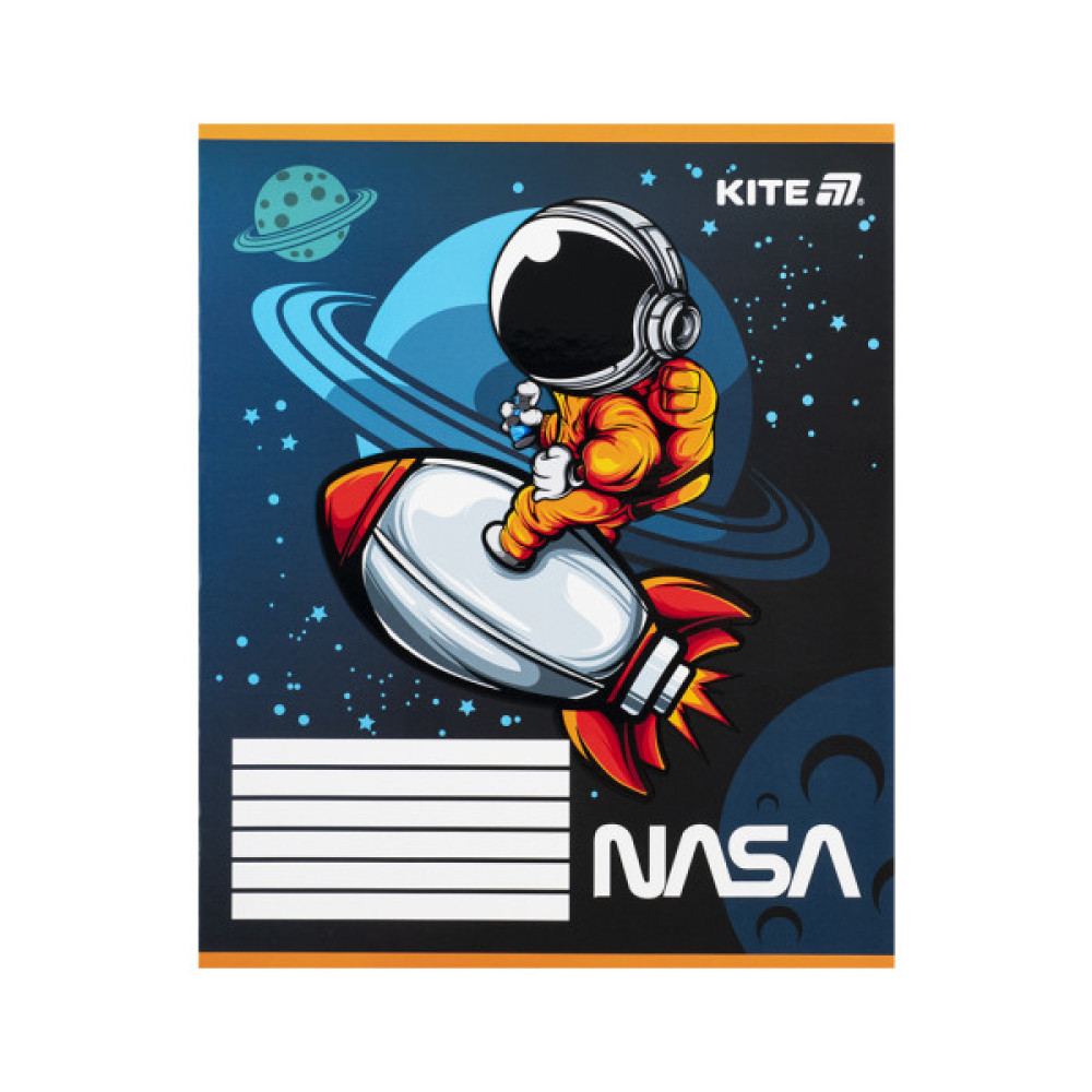 Зошит Kite NASA, 12 аркушів, коса лінія (NS25-235)
