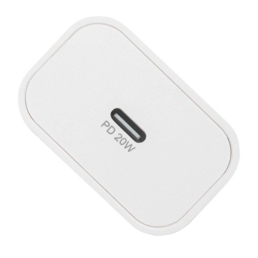 Зарядний пристрій RivaCase 1xUSB Type-C PD 20 Вт кабель Type-C white (PS4101 WD4 (White))