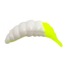 Силікон рибальський FishUP Ozi 1.2" 131 - White/Hot Chartreuse, cheese taste (10шт/уп) (1864.14.16)