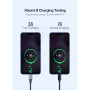 Дата кабель USB 2.0 AM to USB-C 0.25m 3A aluminum braid nickel plating black Ugreen (60124)