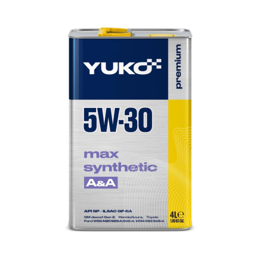 Моторна олива Yuko MAX SYNTHETIC A&A 5W-30 4л (4823110401521)