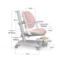 Дитяче крісло Mealux Ortoback Duo Plus Pink (Y-510 KP Plus) Дитяче крісло Mealux Ortoback Duo Plus Pink (Y-510 KP Plus)
