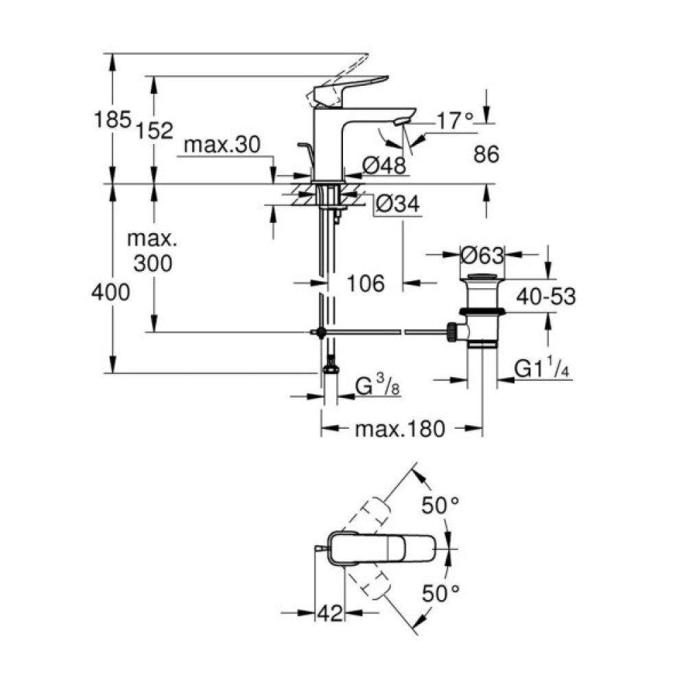 Змішувач Grohe QuickFix 1018560000