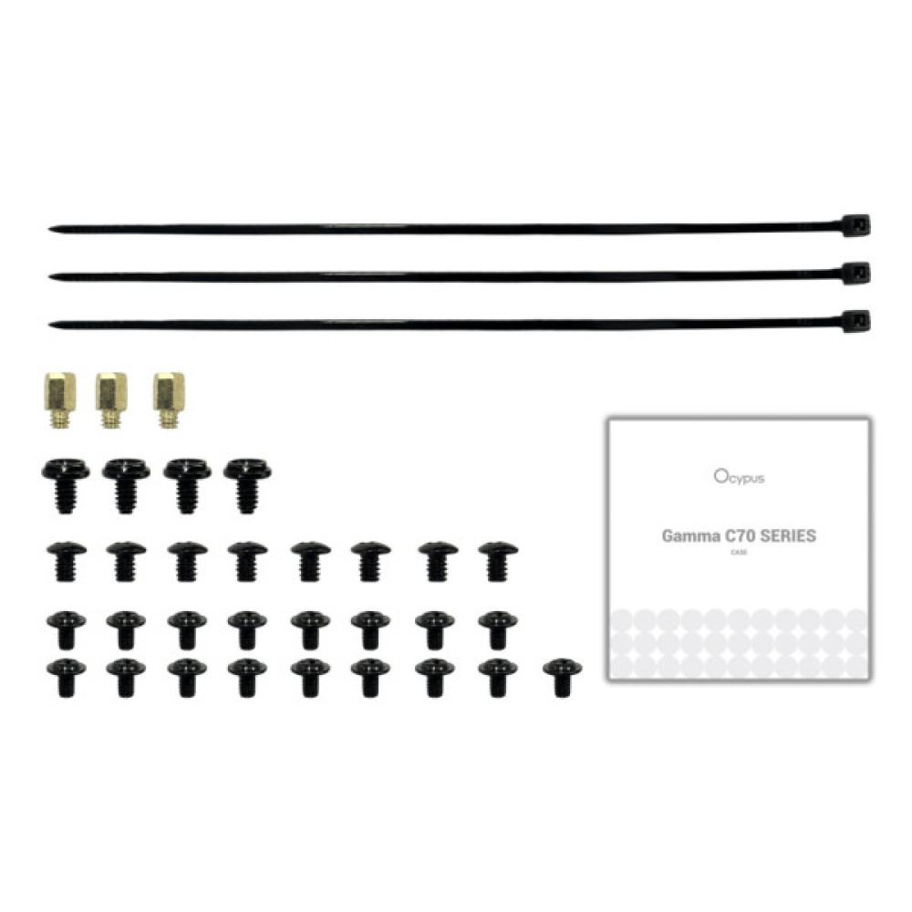 Корпус OCYPUS GAMMA C70 BK ARGB (GAMMA-C70-BKG400XX-GL)