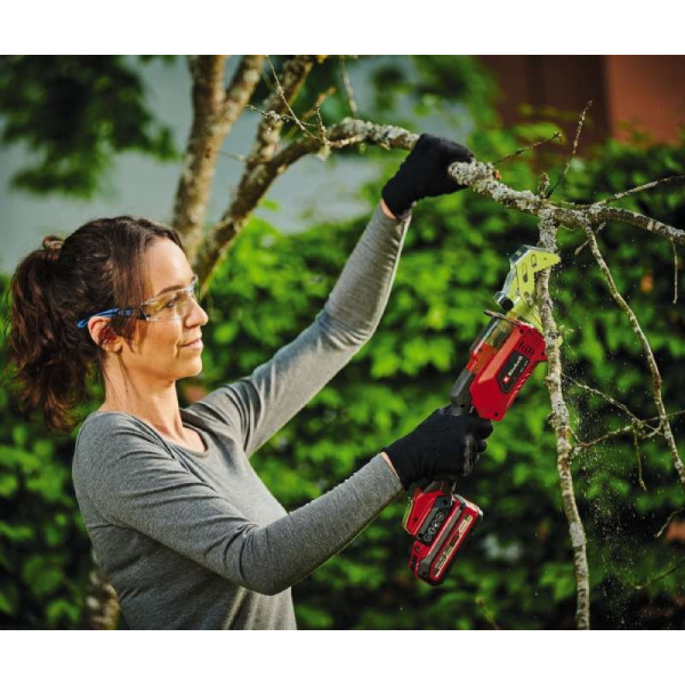 Пила шабельна акумуляторна Einhell X-Change GE-GS 18/150LI-Solo PXC 18В пропил 100/80мм хід 20мм 1.28кг без АКБ та ЗП