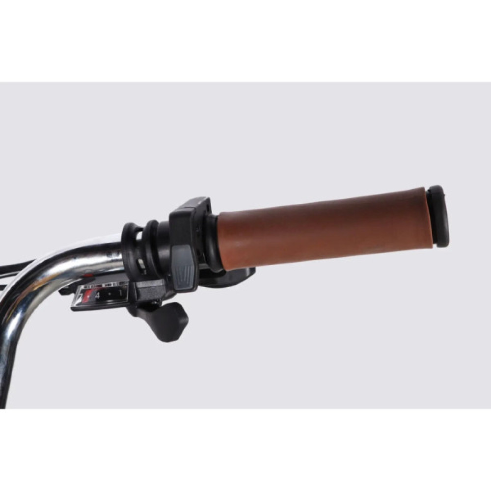 Електровелосипед Dorozhnik 26" eLUX Vbr FR рама-17" 36B 13А*г 500Вт 2026 срiблястий (ELB-D-26-297)