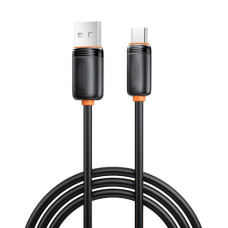 Дата кабель USB 2.0 AM to USB-C 1.0m 3A black XO (XO-CB-300UC-BK)