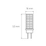Лампочка Eurolamp Светодиодная капсульная лампа EUROLAMP LED силикон G4 5W 500Lm 300 (LED-G4-0530(12)) Лампочка Eurolamp Светодиодная капсульная лампа EUROLAMP LED силикон G4 5W 500Lm 300 (LED-G4-0530(12))