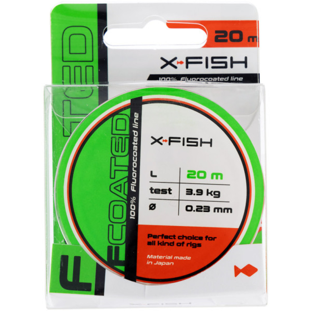 Флюорокарбон X-Fish FCoated 20m 0.23mm 3.9kg (1917.01.44)
