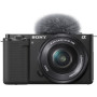 Цифровий фотоапарат Sony Alpha ZV-E10 kit 16-50mm Black (ZVE10LB.CEC) Цифровий фотоапарат Sony Alpha ZV-E10 kit 16-50mm Black (ZVE10LB.CEC)