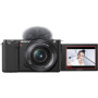 Цифровий фотоапарат Sony Alpha ZV-E10 kit 16-50mm Black (ZVE10LB.CEC) Цифровий фотоапарат Sony Alpha ZV-E10 kit 16-50mm Black (ZVE10LB.CEC)