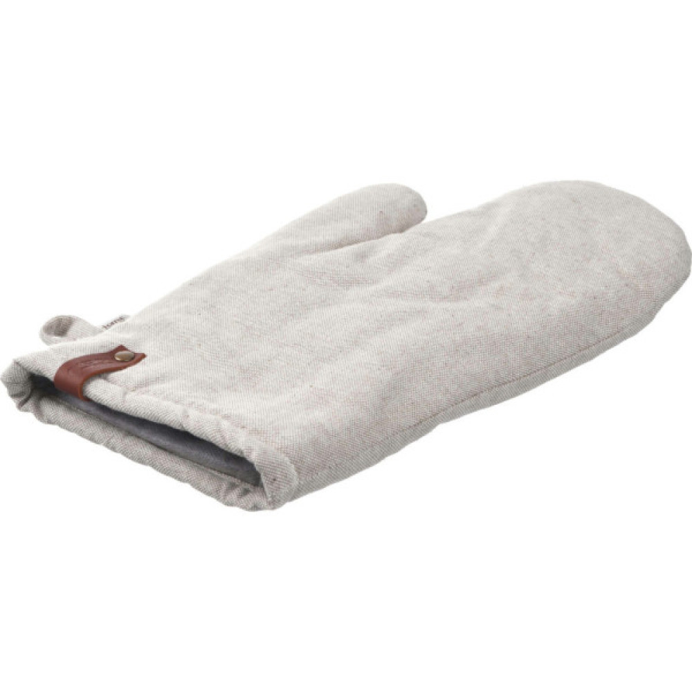 Кухонна прихватка Ardesto Рукавичка Oliver, 18х30 см, 100% бавовна, нап-ч: ватин, сірий світлий (ART05OL)