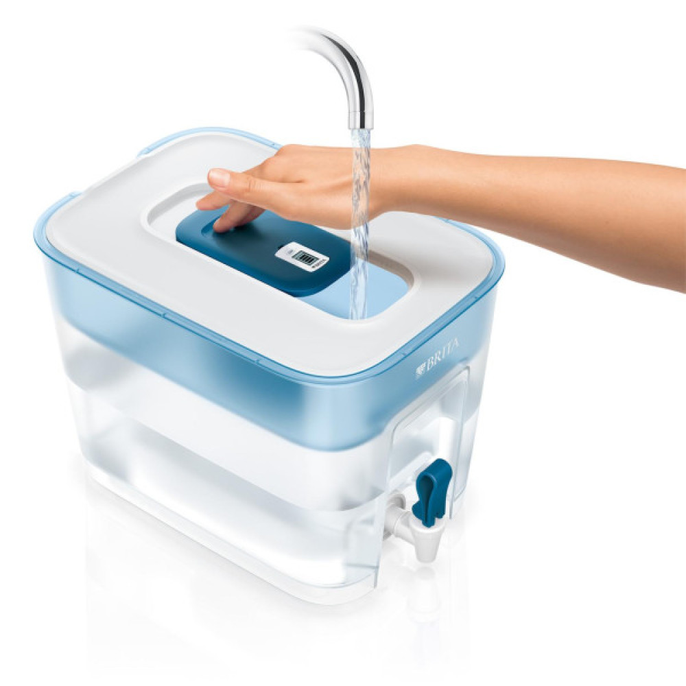 Фільтр-глечик Brita Flow Memo MXPro 8.2л (5.2л очищеної води) з картриджем синій