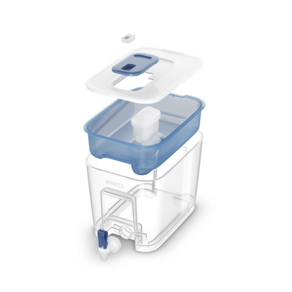 Фільтр-глечик Brita Flow Memo MXPro 8.2л (5.2л очищеної води) з картриджем синій