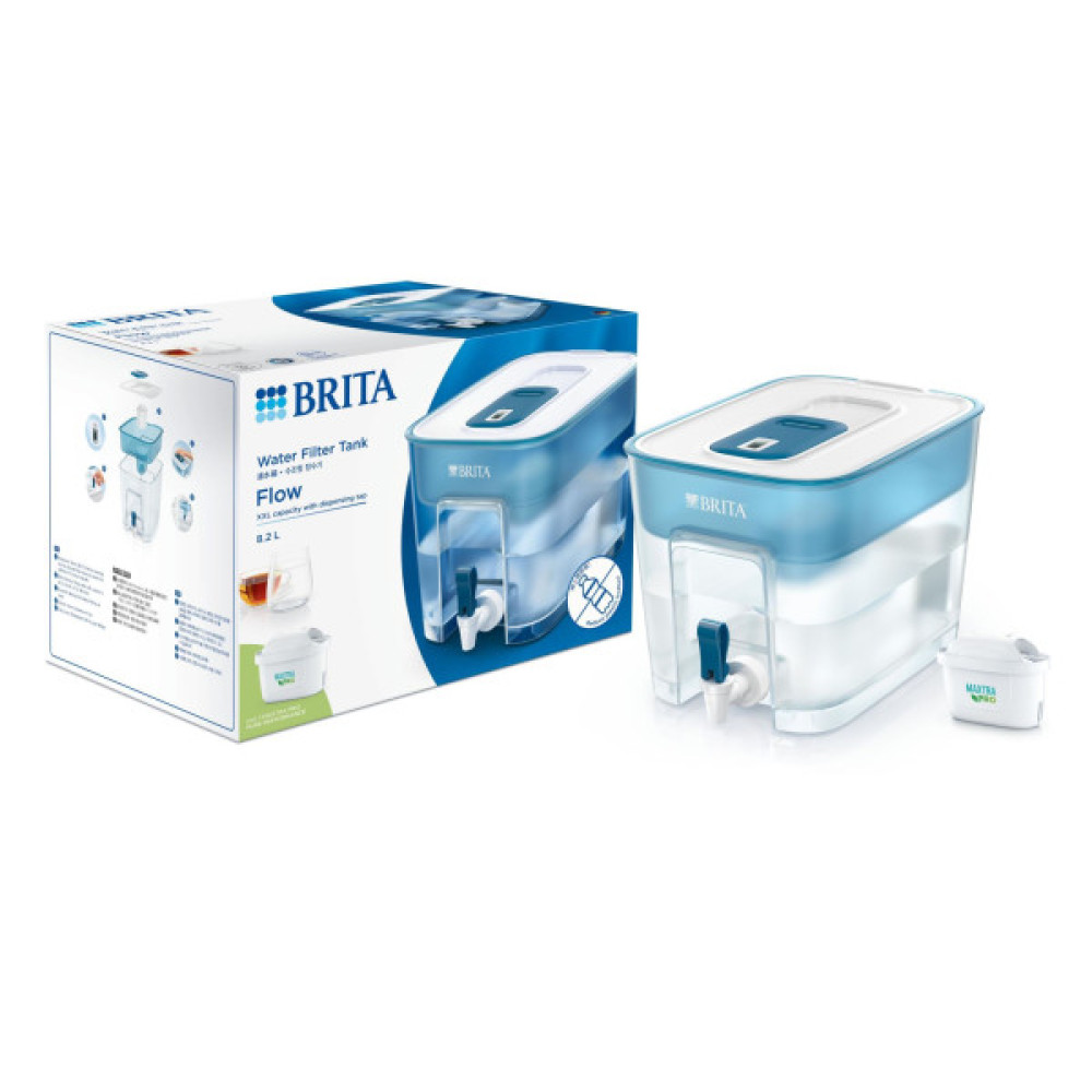 Фільтр-глечик Brita Flow Memo MXPro 8.2л (5.2л очищеної води) з картриджем синій