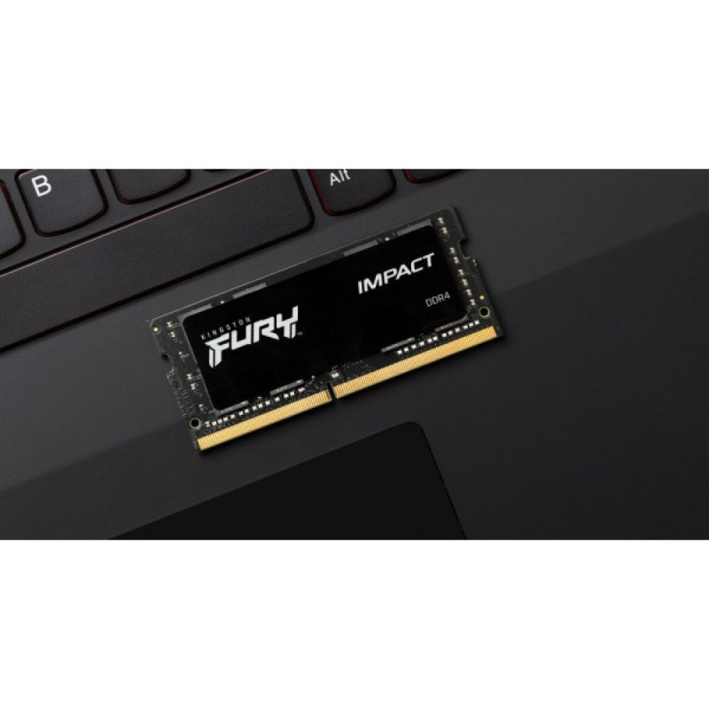 Пам'ять ноутбука Kingston DDR4 16GB KIT (8GBx2) 3200 FURY Impact