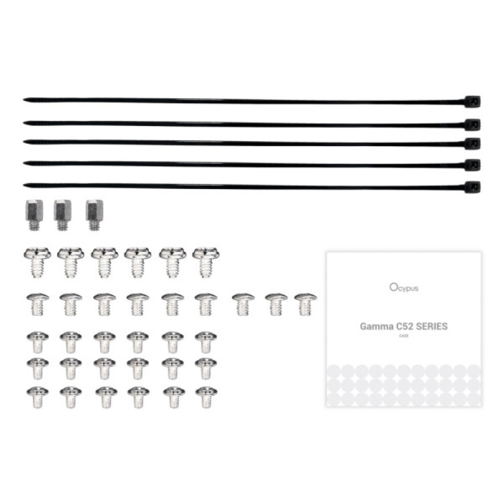 Корпус для ПК OCYPUS GAMMA C52 WH (GAMMA-C52-WHD000XX-GL)
