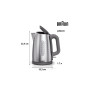 Електрочайник Braun WK 1500 GY Електрочайник Braun WK 1500 GY