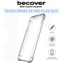 Чохол до мобільного телефона BeCover Anti-Shock Tecno Spark 20 Pro Plus (KJ7) Clear (711172) Чохол до мобільного телефона BeCover Anti-Shock Tecno Spark 20 Pro Plus (KJ7) Clear (711172)