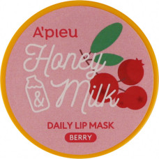 Маска для губ A'pieu Honey & Milk Daily Lip Mask Berry Живильна 6 г (8809747956319)