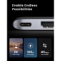 Концентратор Ugreen 2xUSB-C to HDMI + 2xUSB 3.0 + SD/TF + USB-C CM380 gray (80856) Концентратор Ugreen 2xUSB-C to HDMI + 2xUSB 3.0 + SD/TF + USB-C CM380 gray (80856)