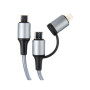 Дата кабель USB-C to USB-C/Lightning 1.0m gray Dengos (NTK-TC-TCL-GREY) Дата кабель USB-C to USB-C/Lightning 1.0m gray Dengos (NTK-TC-TCL-GREY)