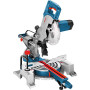 Пила торцювальна Bosch Professional GCM 800 SJ з протяжкою 1400Вт диск 216мм поворот Л та П 47° нахил Л 45° 13.5кг