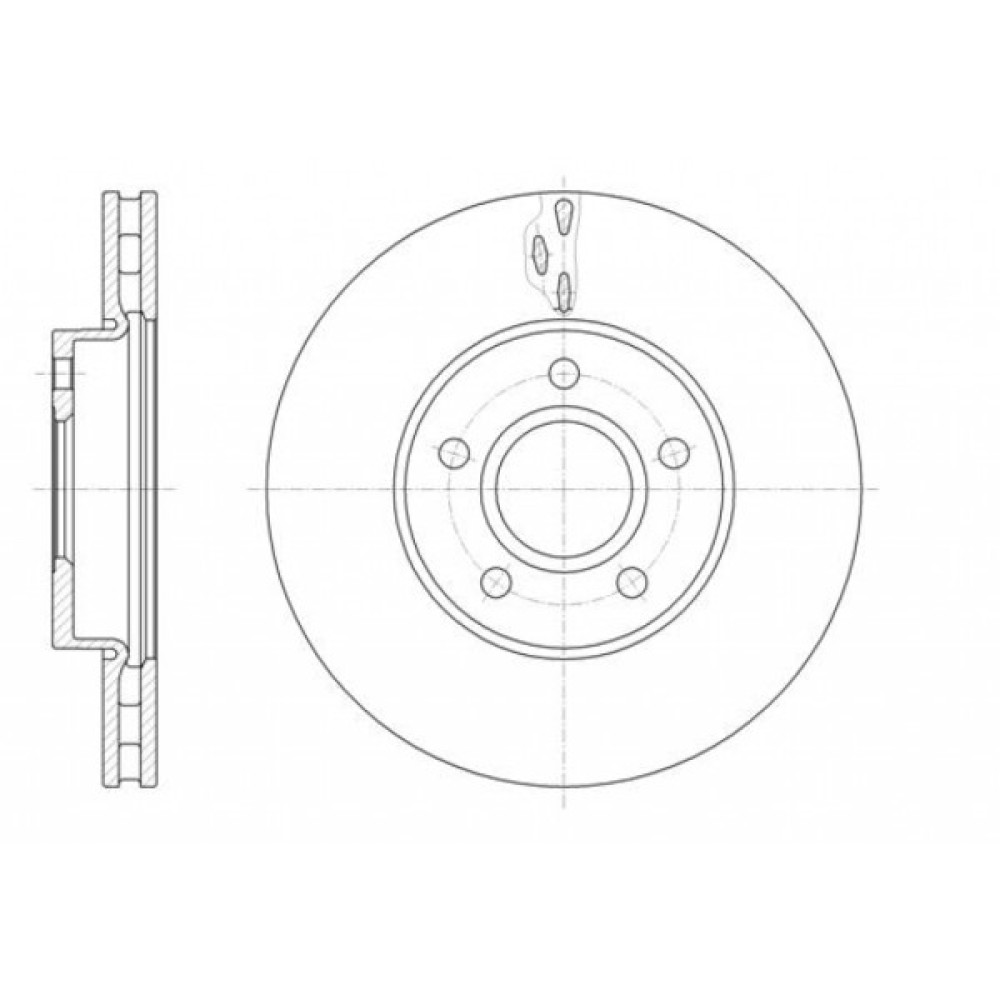 Гальмівний диск REMSA 61560.10