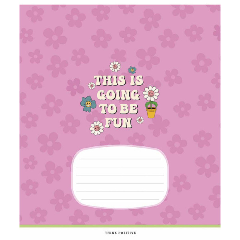 Зошит Школярик Cool phrases 12 аркушів лінія (012-3350L)