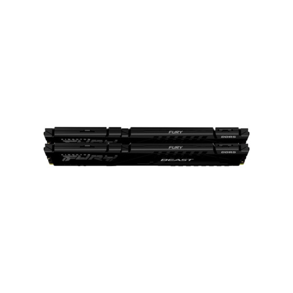 Модуль пам'яті для комп'ютера DDR5 128GB (2x64GB) 5600 MHz Beast Black Kingston Fury (ex.HyperX) (KF556C40BBK2-128)
