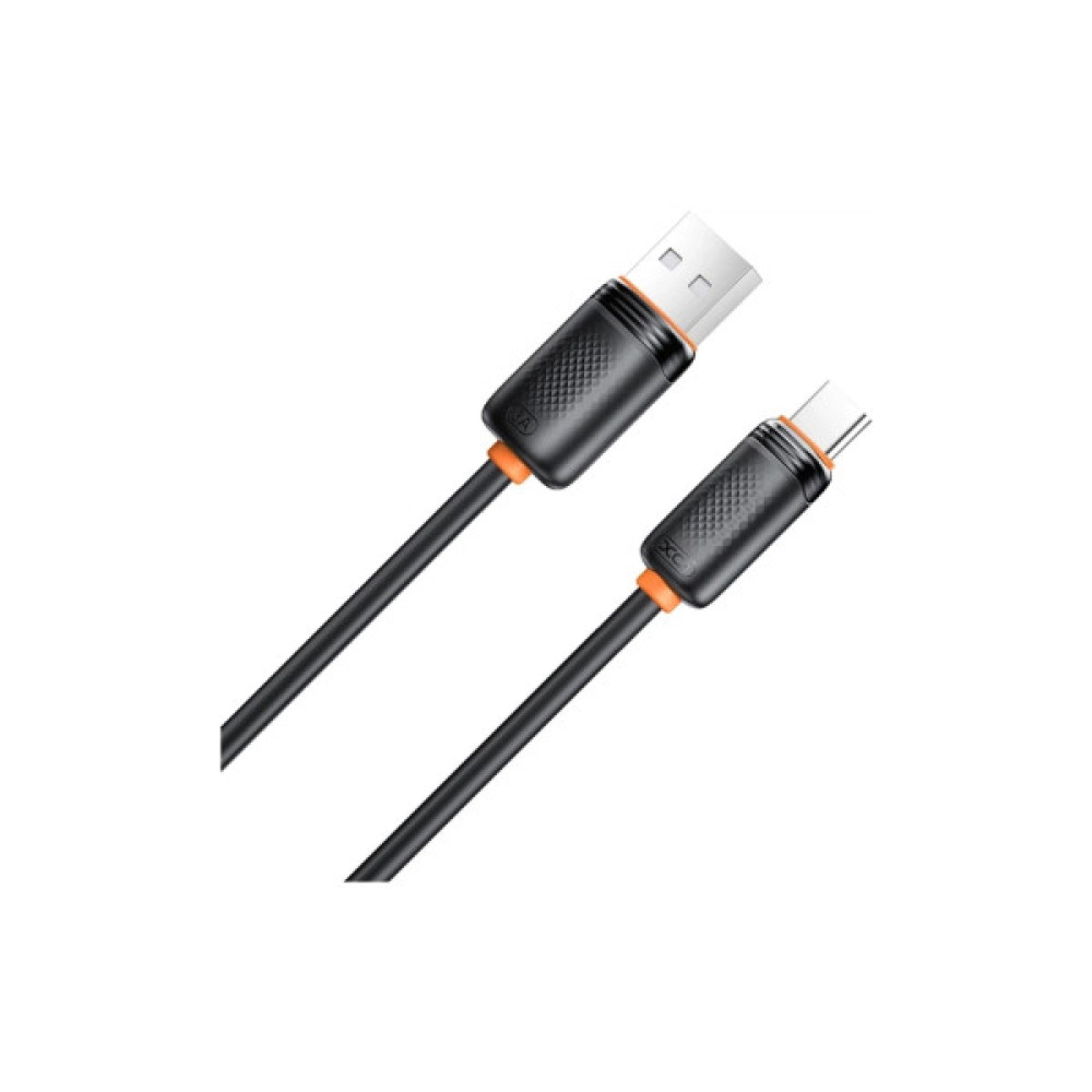 Дата кабель USB 2.0 AM to USB-C 1.0m 3A black XO (NB302-AC.black)