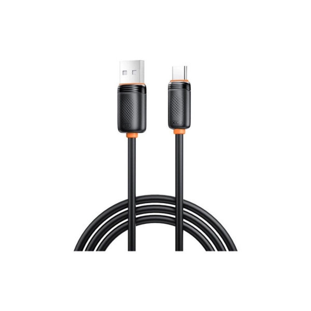 Дата кабель USB 2.0 AM to USB-C 1.0m 3A black XO (NB302-AC.black)