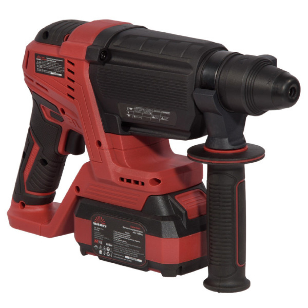 Перфоратор Vitals Master, ARa 1826c BL Kit, 18V, 4Ah, 2.6J, 0-3000уд/хв, 0-950об/хв, IP21, ЗП, кейс (243624)