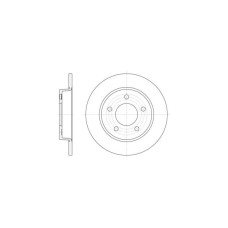 Гальмівний диск REMSA 6906.00