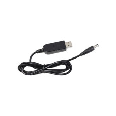 Кабель живлення USB to DC 5.5x2.1mm 12V 1.0m Value (S1016)