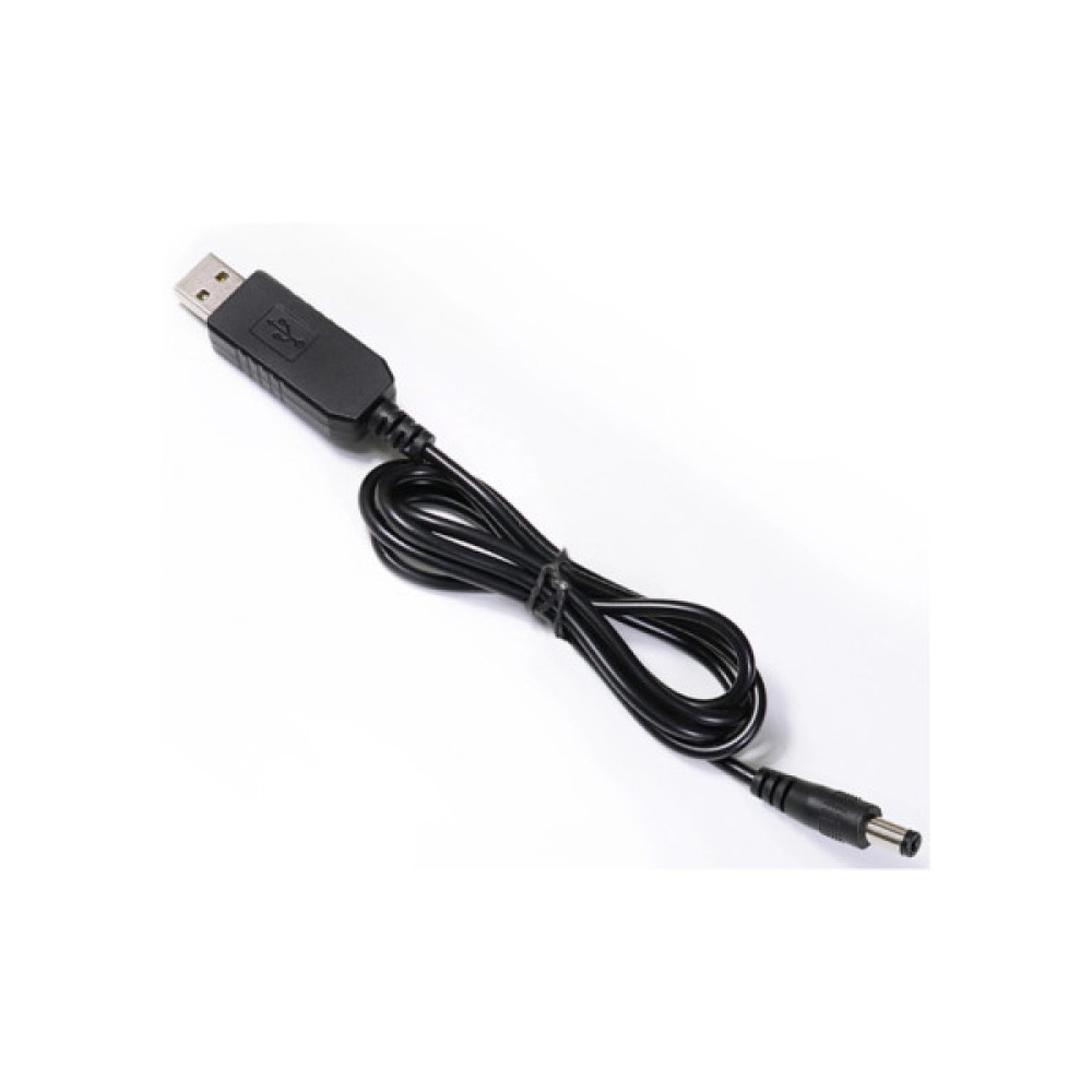 Кабель живлення USB to DC 5.5x2.1mm 12V 1.0m Value (S1016)