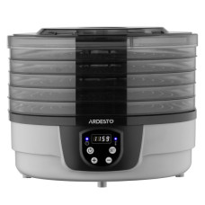 Сушарка для продуктів ARDESTO FDB-532TTC, 250Вт, піддонів -5x3см, діаметр-32см, макс-70°С, таймер, електр. управління, пластик , білий