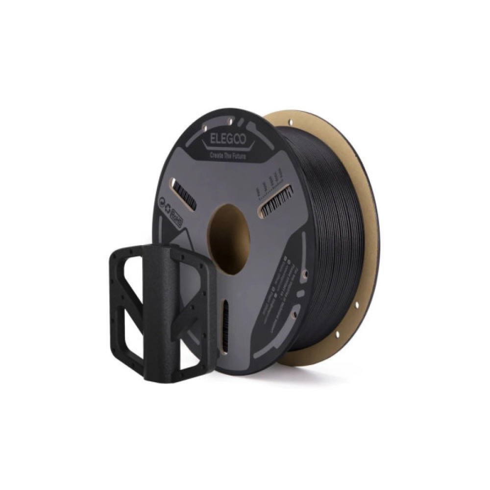 Пластик для 3D-принтера ELEGOO PETG-GF 1кг, 1.75мм, black, fiberglass (50.203.0636)