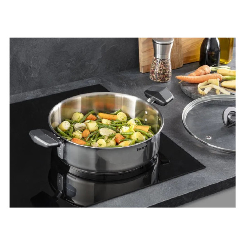 Сотейник Tefal Emotion+ з кришкою 24 см (E3067045)