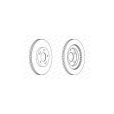 Гальмівний диск FERODO DDF1399