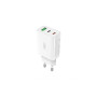 Зарядний пристрій XO L101 PD + QC3.0 (1USB/2Type-C/20W) + USB - MicroUSB White (XO-L101-WH) Зарядний пристрій XO L101 PD + QC3.0 (1USB/2Type-C/20W) + USB - MicroUSB White (XO-L101-WH)