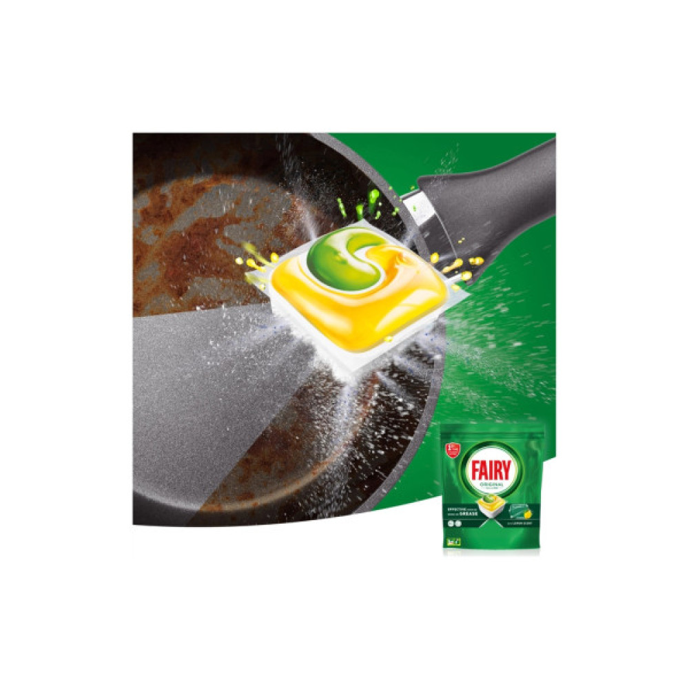 Таблетки для посудомийних машин Fairy Original All in One Lemon 56 шт. (8700216237352)