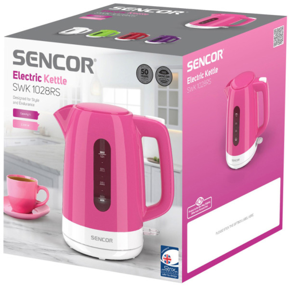 Електрочайник Sencor SWK 1028RS (SWK1028RS) Електрочайник Sencor SWK 1028RS (SWK1028RS)