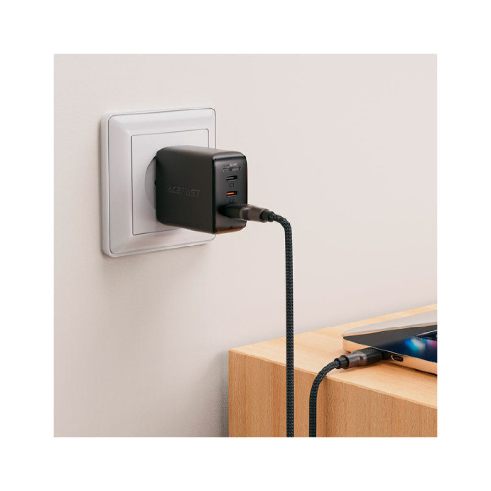 Дата кабель USB 2.0 AM to USB-C 1.2m 3.0A silicone braid Acefast (6974316283126)