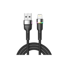 Дата кабель USB 2.0 AM to Lightning 1.0m 2.4A black Essager (EXCL-XCD01)