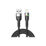 Дата кабель USB 2.0 AM to Lightning 1.0m 2.4A black Essager (EXCL-XCD01)