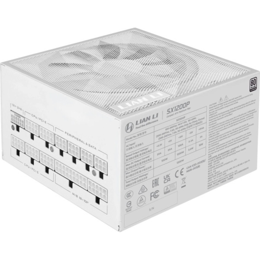 Блок живлення Lian Li 1200W SX1200P White (G9P.SX1200P.W000.EU)